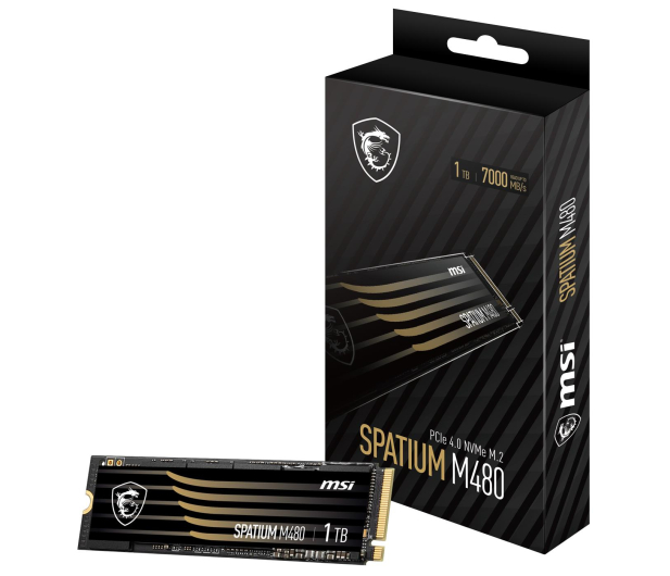MSI 1TB M.2 PCIe Gen4 NVMe Spatium M480 - 672193 - zdjęcie 6